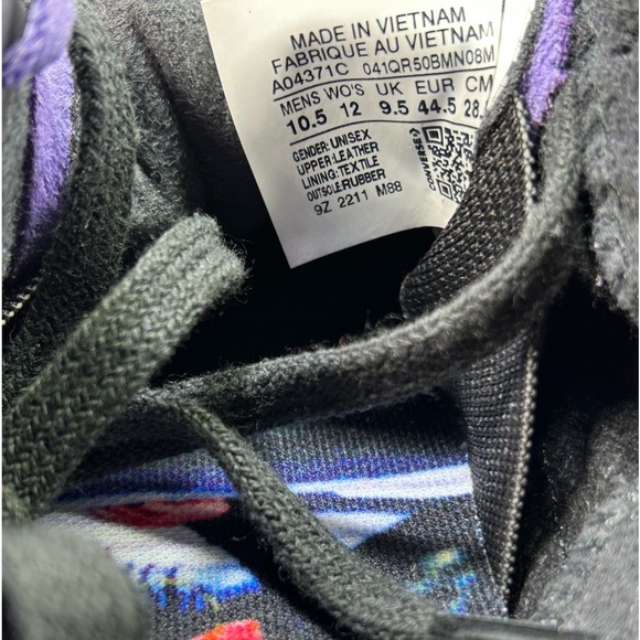 Converse One Star x Sean‎ Pablo Wild Liliac Black Shoes - Picture 9 of 10